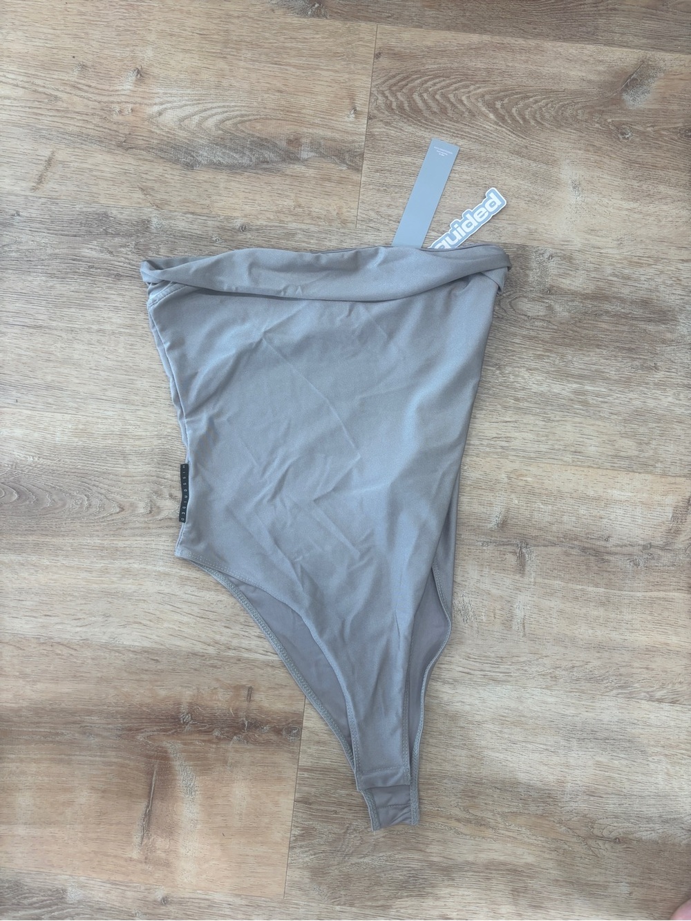 Missguided Taupe Strapless Seamless Bodysuit